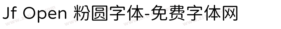 Jf Open 粉圆字体字体转换